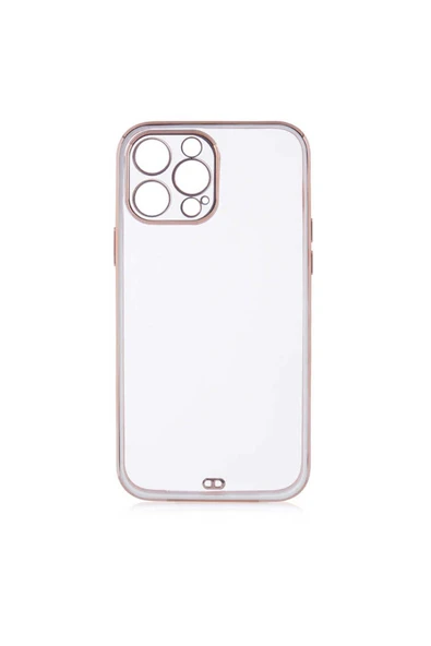 mobiledepo iPhone 13 Pro Max Uyumlu Zore Voit Clear Kılıf-Beyaz