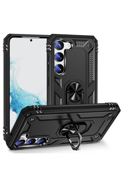 zore Galaxy S23 Uyumlu Zore Vega Kılıf-Siyah ürün görseli