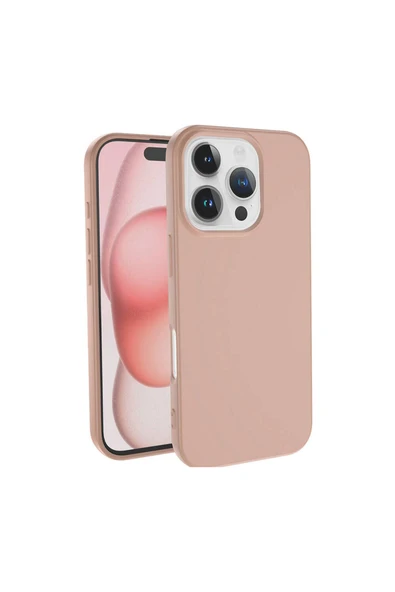 NÜANSTEK Apple iPhone 16 Pro Kılıf Zore LSR Lansman Kapak-Gold ürün görseli