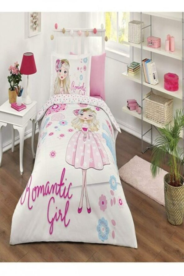 Özdilek Ranforce Nevresim Takımı Tek Kişilik Romantic Girl 2682