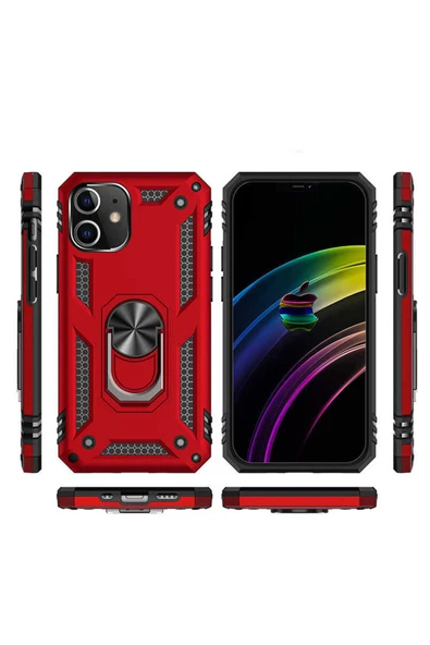 zore iPhone 12 Mini Uyumlu Zore Vega Kılıf-Gold - Resim 5