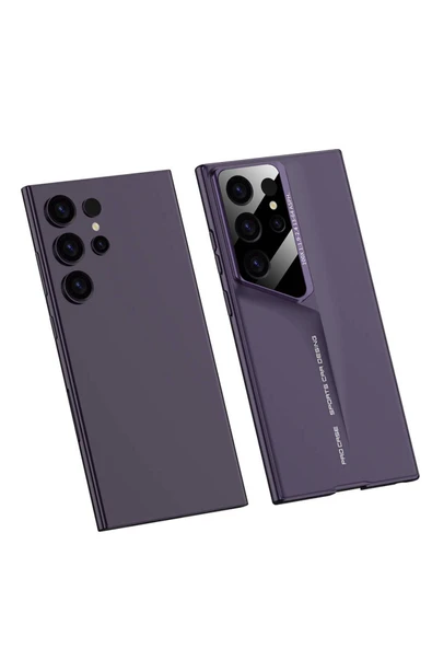 zore Galaxy S23 Ultra Kılıf Ultra İnce Kamera Korumalı Sert Rubber Zore Procase Kapak-Siyah - 3