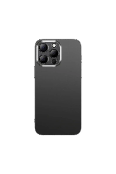 zore Apple iPhone 15 Pro Max Kılıf Toz Önleyici Zore Helo Kapak-Şeffaf - 1