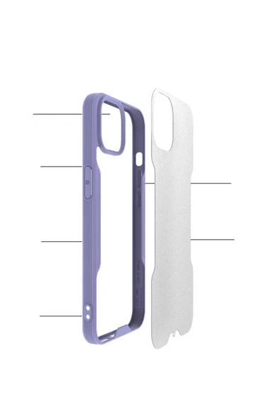 zore iPhone 13 Mini Uyumlu Zore Parfe Kılıf-Pembe - Resim 3