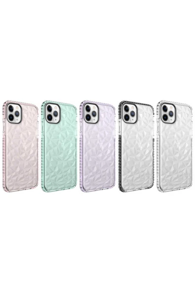 zen aksesuar iPhone 11 Pro Max Uyumlu Zore Buzz Kılıf-Beyaz - Resim 2