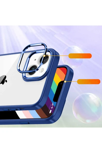 SAFA iPhone 14 Plus Uyumlu Zore Flora Kılıf-Siyah - Resim 5