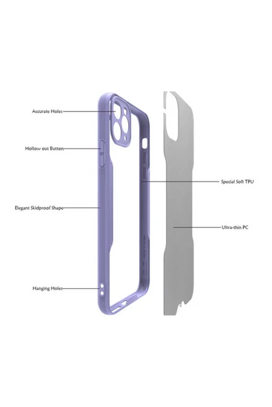 Marselit iPhone 11 Pro Uyumlu Zore Parfe Kılıf-Koyu Yeşil - 3
