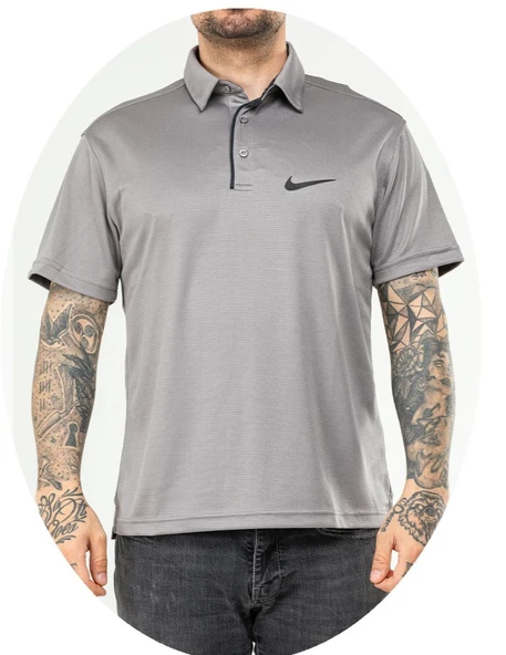 Nike EF-4540 Erkek Polyester Mesh Polo Yaka T-Shirt - 4