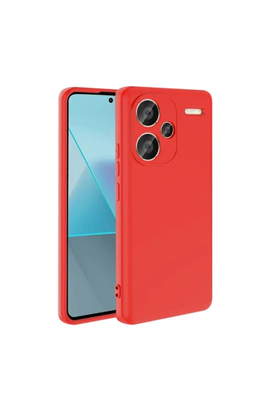 kilifdakilif Xiaomi Redmi Note 13 Pro Plus 5G Uyumlu Kılıf Zore Mara Lansman Kapak-Kırmızı - 1