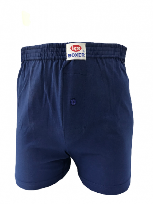 İstanbul Çamaşırları Erkek Pamuklu Penye Boxer Havlu Bel 3'lü %100 Pamuk - 2