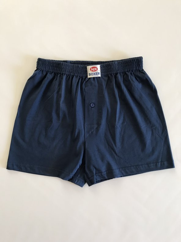 İstanbul Çamaşırları Erkek Pamuklu Penye Boxer Havlu Bel 3'lü %100 Pamuk - 4