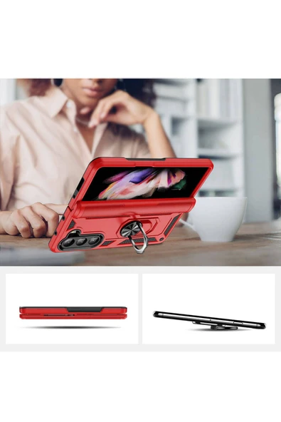 Casesuar Galaxy Z Fold 5 Kılıf Zore Vega Kapak - 8