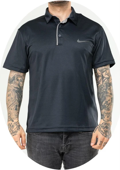 Nike EF-4540 Erkek Polyester Mesh Polo Yaka T-Shirt - 6