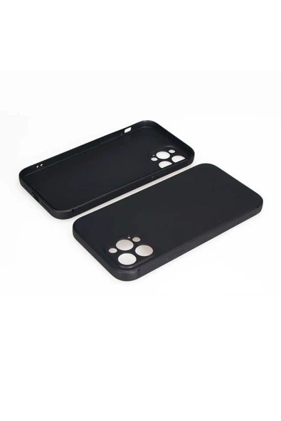 KARAGÖZ TECHNOLOGY iPhone 12 Pro Uyumlu Karagöz İmax Silikon-Siyah ürün görseli