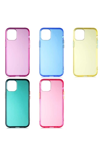 KILIFTECH iPhone 12 Mini Uyumlu Zore Bistro Kılıf-Pembe - 2