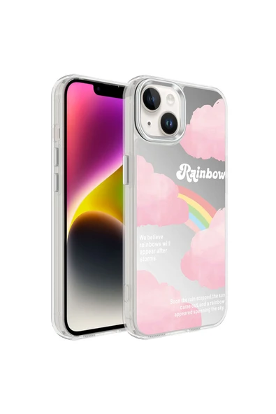 SAFA iPhone 14 Plus Uyumlu AiHTTgli Parlak Tasarımlı Zore Mimbo Kılıf-NO6 ürün görseli