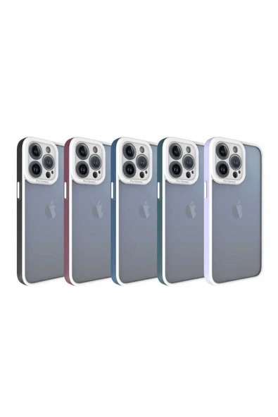 SAFA iPhone 13 Pro Uyumlu Zore Mima Kılıf-Siyah - Resim 2