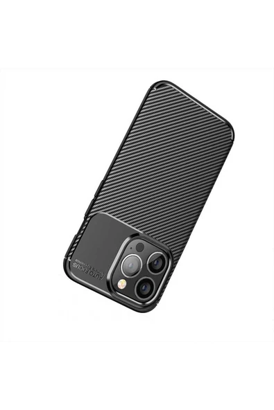 kilifdakilif iPhone 13 Pro Uyumlu Zore Negro Silikon Kılıf-Kahverengi - Resim 5