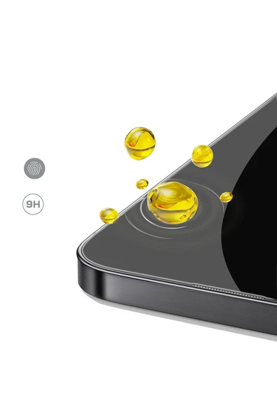 zore Apple iPhone 15  Uyumlu Zore Rika Premium Privacy Temperli Cam Ekran Koruyucu - 3