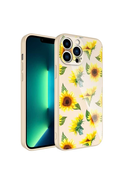 KILIFTECH iPhone 12 Pro Uyumlu Kamera Korumalı Desenli Sert Silikon Zore Epoksi Kılıf-NO2