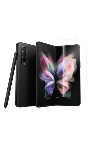 KILIFTECH Galaxy Z Fold 3 Uyumlu Zore Hizalama Aparatlı S-Fit Body Ekran Koruyucu - 1