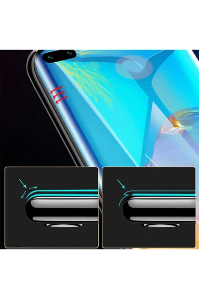 KILIFTECH Huawei Mate 40 Pro Uyumlu Zore Süper Pet Ekran Koruyucu Jelatin - 5