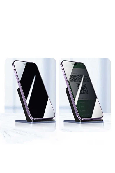 KILIFTECH iPhone 14 Pro Max Uyumlu Zore Kor Privacy Cam Ekran Koruyucu - Resim 2