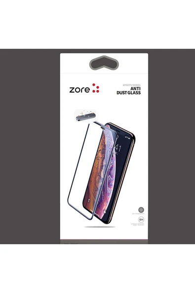 zore iPhone 12 Uyumlu Zore Anti-Dust Temperli Ekran Koruyucu - Resim 3