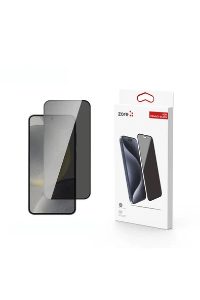 KILIFTECH Galaxy S24 Zore Kor Privacy Cam Ekran Koruyucu-Siyah ürün görseli