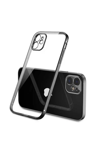 KILIFTECH iPhone 12 Uyumlu Zore Gbox Kılıf-Siyah ürün görseli