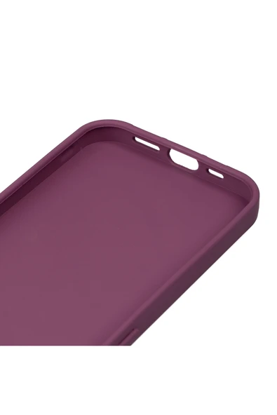 KILIFTECH iPhone 15 Plus Uyumlu Kılıf Zore Biye Silikon-Mor - Resim 3