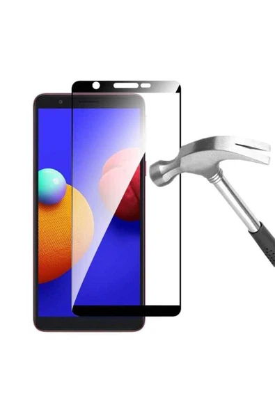 Farma Teknoloji Galaxy A01 Core Uyumlu  Kenarları Kırılmaya Dayanıklı Cam Ekran Koruyucu - Resim 5