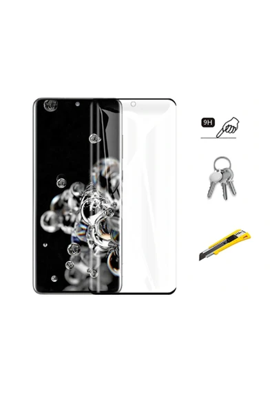 zore Galaxy S21 Ultra Uyumlu Zore Süper Pet Ekran Koruyucu Jelatin - 4