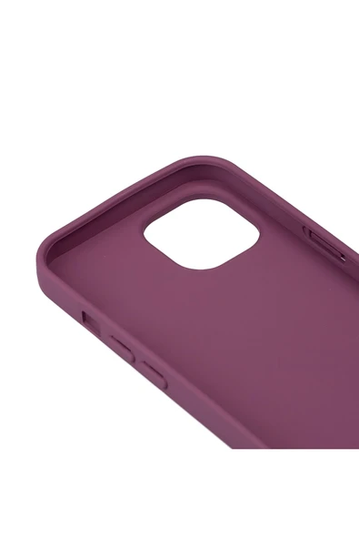 KILIFTECH iPhone 15 Plus Uyumlu Kılıf Zore Biye Silikon-Mor - Resim 2