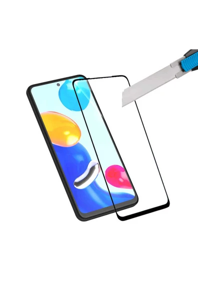KILIFTECH Xiaomi Redmi Note 11S Global Uyumlu Davin 5D Cam Zore Ekran Koruyucu - 2