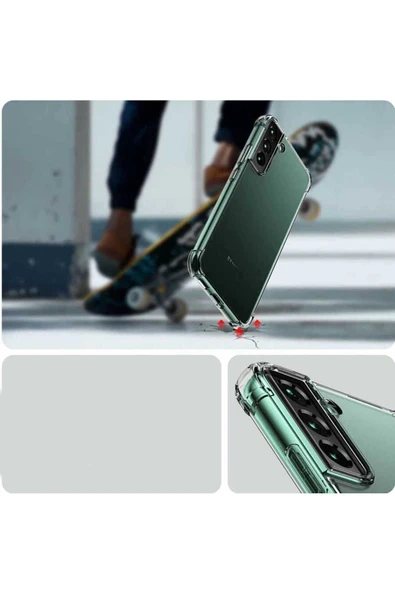 zore Uyumlu Galaxy S22 Plus Kılıf Kamera Korumalı Nitro Anti Shock Silikon - 3