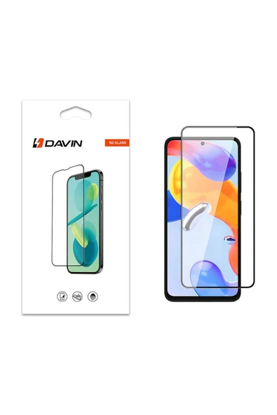 zore Xiaomi Redmi 11 Pro Uyumlu 5G Davin 5D Cam Ekran Koruyucu - Resim 2