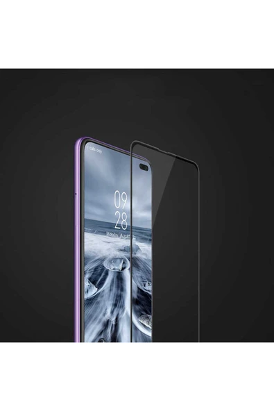 NÜANSTEK Xiaomi Poco X2 Uyumlu AKAV Kenarları Kırılmaya Dayanıklı Cam Ekran Koruyucu ürün görseli