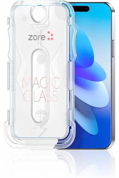 Gfc Life Store Apple Ile Uyumlu Iphone 16 Plus Zore Kolay Uygulama Aparatlı 5d Magic Glass Cam Ekran Koruyucu Ş ürün görseli
