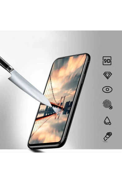 KILIFTECH Xiaomi Mi 9T Uyumlu Davin 5D Cam Zore Ekran Koruyucu - 3