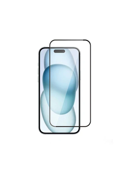 KILIFTECH iPhone 14 Pro Max Uyumlu 3D Rika THTTerli Cam Ekran Koruyucu-Siyah ürün görseli