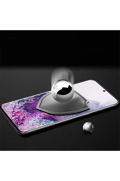 KILIFTECH Galaxy S20 Plus Uyumlu Zore Kavisli Full Yapışkanlı Cam Ekran Koruyucu - 5