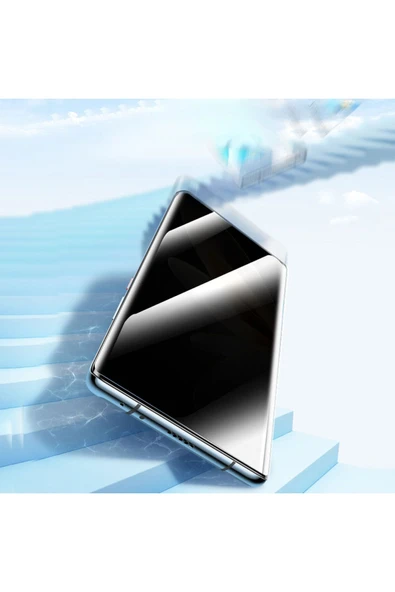 KILIFTECH Galaxy S23 Ultra Uyumlu Zore Kolay Uygulama Aparatlı Privacy Easy Body Hayalet Ekran Koruyucu - 4