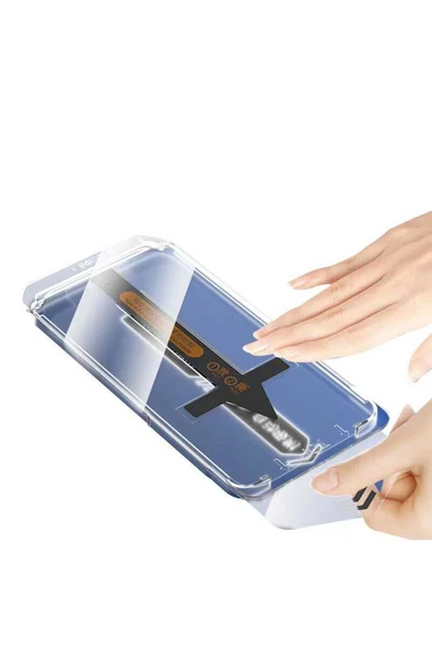 KILIFTECH iPhone 14 Plus Uyumlu Zore Süper Fast Anti-Dust Toz Önleyici Temperli Ekran Koruyucu - Resim 2