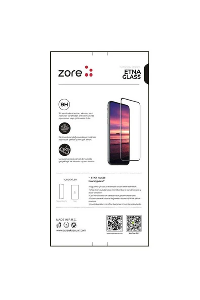 zore iPhone 11 Uyumlu Zore Etnaa Cam Ekran Koruyucu - Resim 2