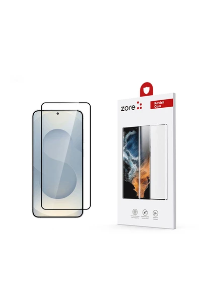 zore Galaxy S25 Plus YTSG Dias Cam Ekran Koruyucu - Siyah ürün görseli