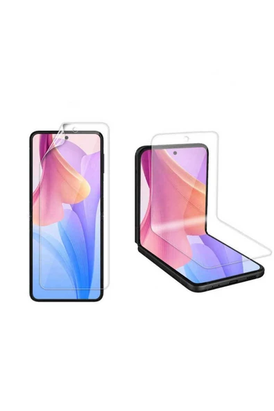KILIFTECH Galaxy Z Flip 4 Uyumlu Zore Narr Tpu Ön Arka Body Ekran Koruyucu ürün görseli