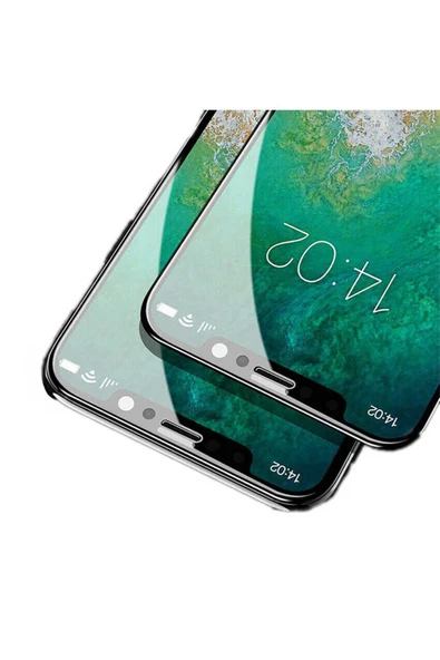 zore iPhone 12 Uyumlu Davin 5D Cam Zore Ekran Koruyucu - Resim 3