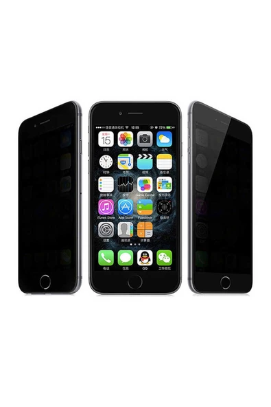 Avid Diva iPhone 8 Uyumlu Davin 5D Privacy Cam Zore Ekran Koruyucu - Resim 3