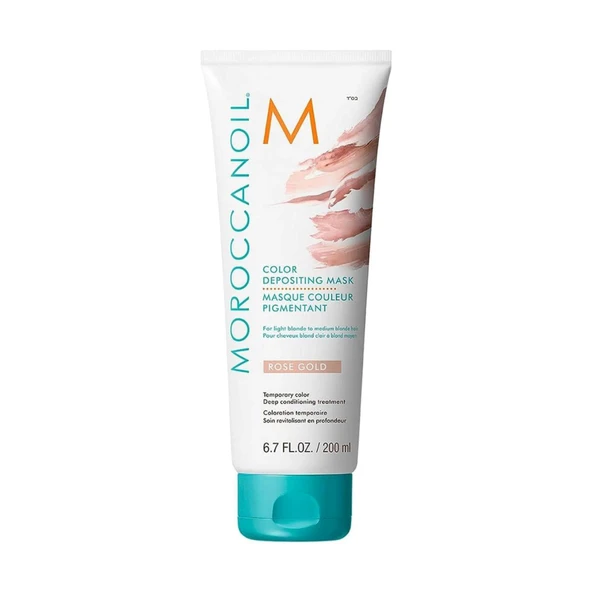 Moroccanoil Color Depositing Rose Gold Renk Tazeleyici Bakım Maskesi 200 ml - 1